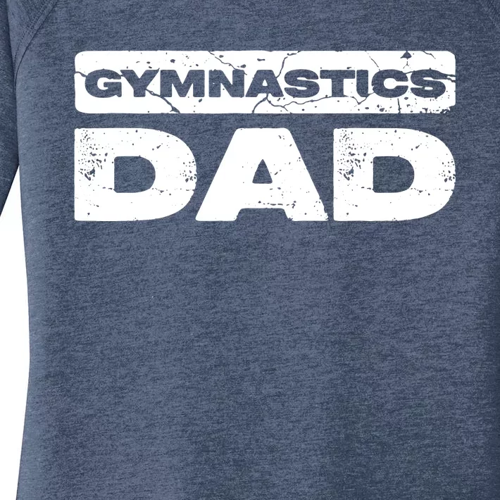 Men Gymnastics Dad Fathers Day Women's Perfect Tri Tunic Long Sleeve Shirt