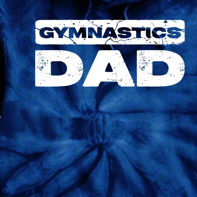 Men Gymnastics Dad Fathers Day Tie Dye Hoodie