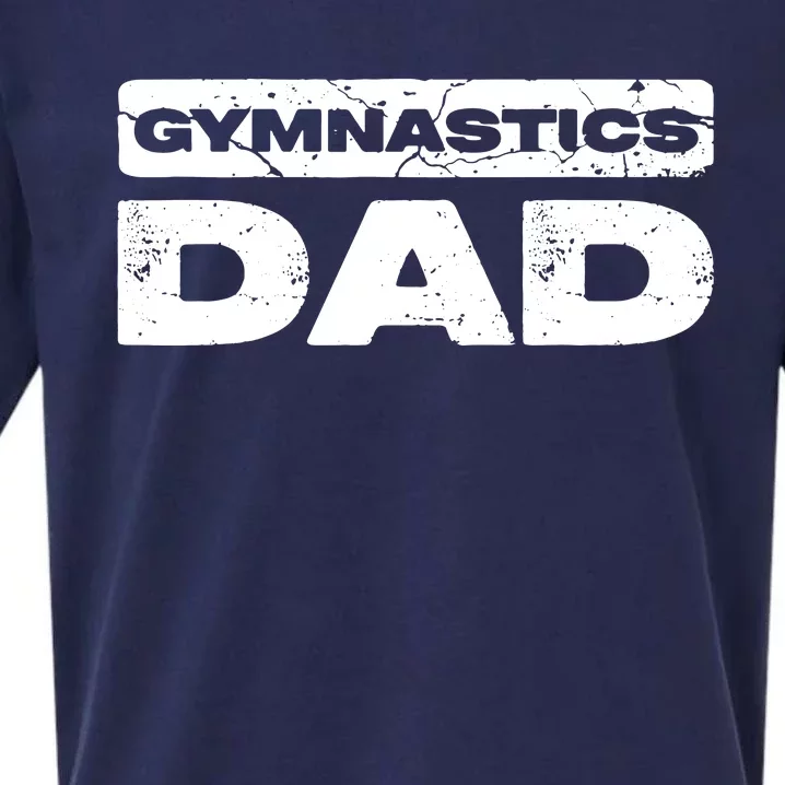 Men Gymnastics Dad Fathers Day Sueded Cloud Jersey T-Shirt