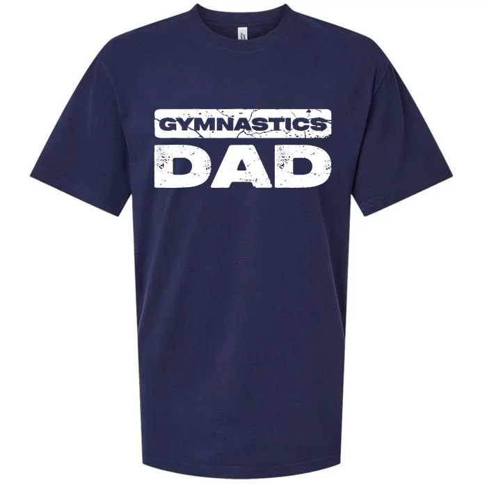 Men Gymnastics Dad Fathers Day Sueded Cloud Jersey T-Shirt