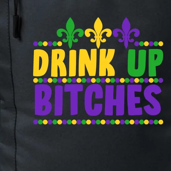 Mardi Gras Drink Up Bitches Daily Commute Backpack