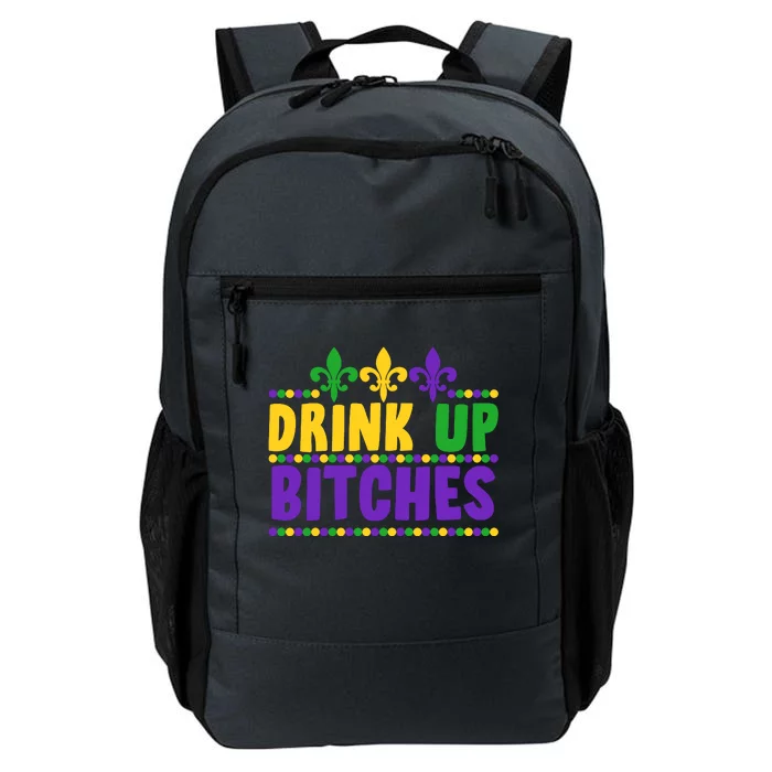 Mardi Gras Drink Up Bitches Daily Commute Backpack