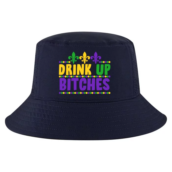 Mardi Gras Drink Up Bitches Cool Comfort Performance Bucket Hat