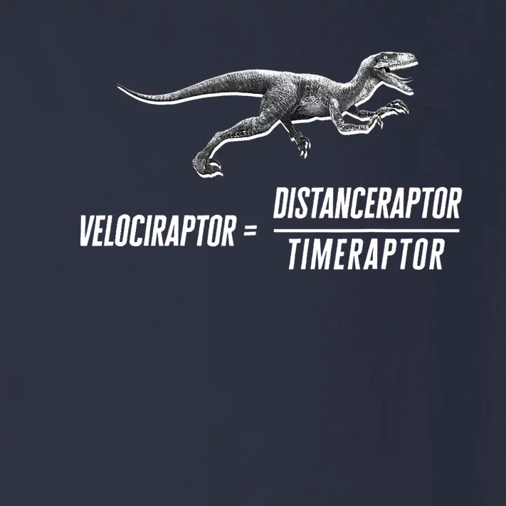 Math Geek Dinosaur Velociraptor Equation v2 Toddler Long Sleeve Shirt