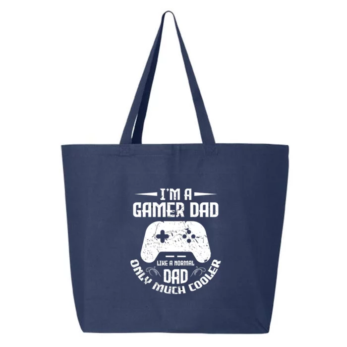 Men Gamers Dad Cool Dad Video Games Father Meaningful Gift 25L Jumbo Tote