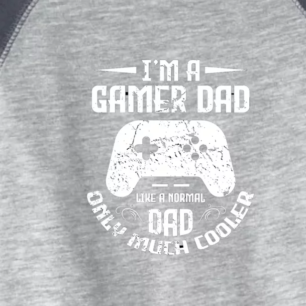 Men Gamers Dad Cool Dad Video Games Father Meaningful Gift Toddler Fine Jersey T-Shirt