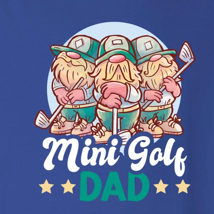 Mini Golf Dad For Father's Day Gift Toddler Long Sleeve Shirt