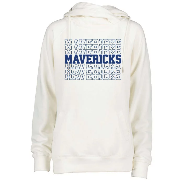 Mavericks Gifts Dallas Basketball Mavericks Fans Womens Funnel Neck Pullover Hood