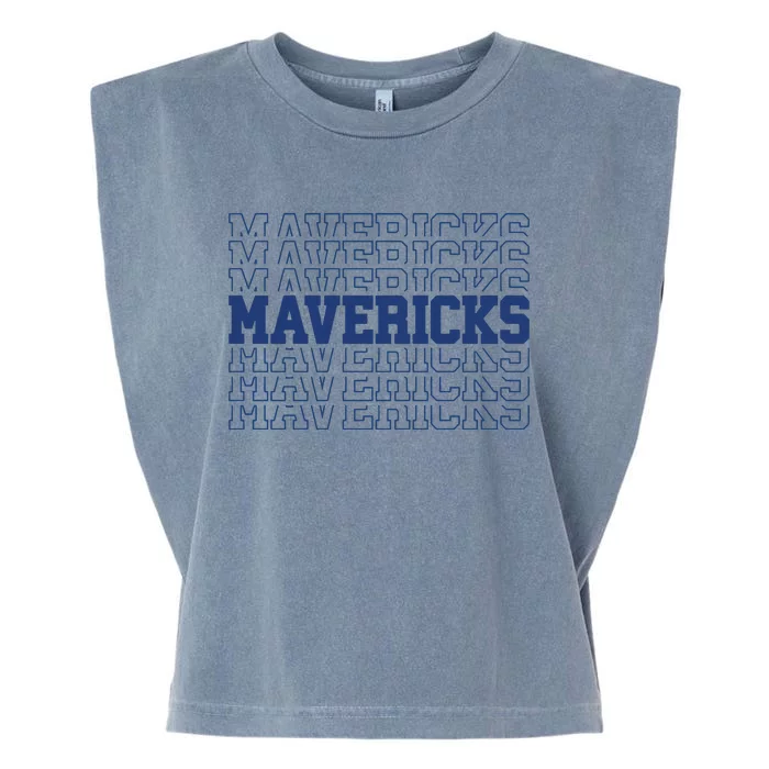 Mavericks Gifts Dallas Basketball Mavericks Fans Garment-Dyed Women's Muscle Tee