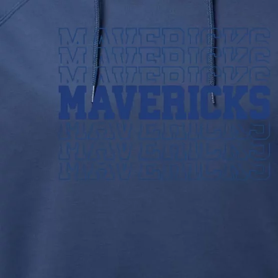 Mavericks Gifts Dallas Basketball Mavericks Fans Performance Fleece Hoodie