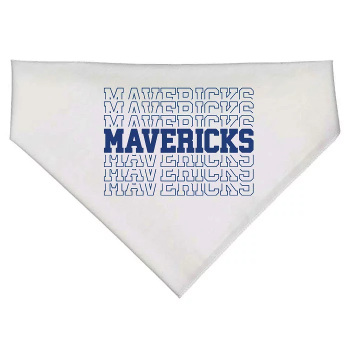 Mavericks Gifts Dallas Basketball Mavericks Fans USA-Made Doggie Bandana