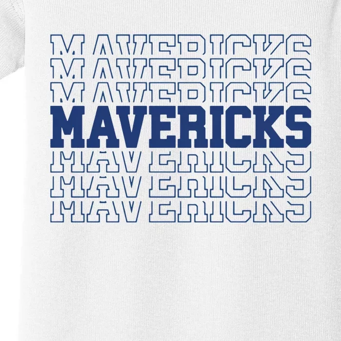 Mavericks Gifts Dallas Basketball Mavericks Fans Baby Bodysuit