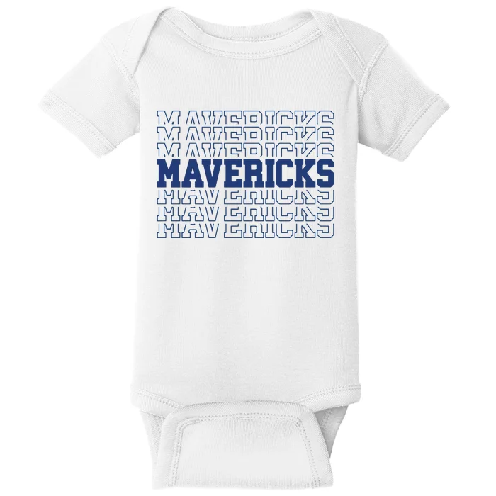 Mavericks Gifts Dallas Basketball Mavericks Fans Baby Bodysuit