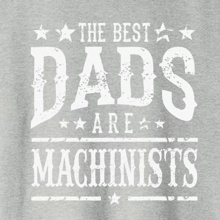 Machinist Gift Dad Fathers Day Grandpa Brother Women's Crop Top Tee