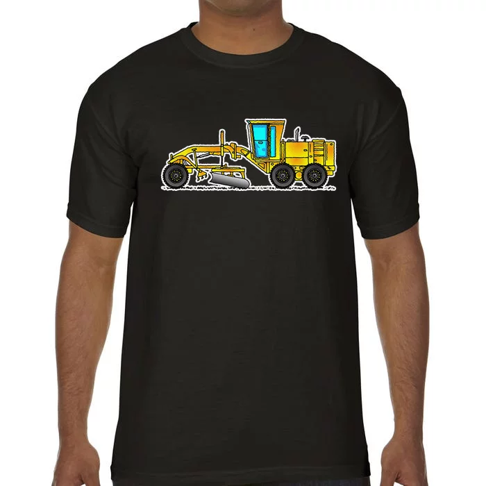 Motor Grader Design Road Grader And Blade Art Comfort Colors T-Shirt