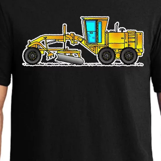 Motor Grader Design Road Grader And Blade Art Pajama Set