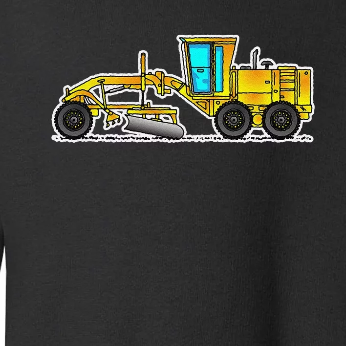 Motor Grader Design Road Grader And Blade Art Toddler Sweatshirt