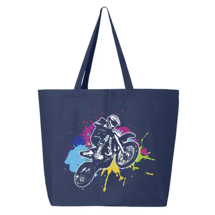 Motocross Gift Dirt Bike Gift Off Road Gift 25L Jumbo Tote