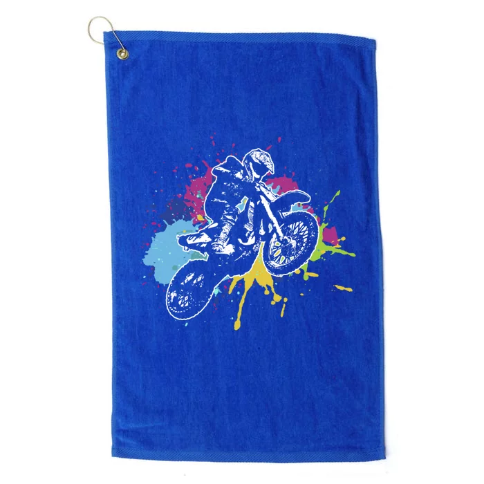 Motocross Gift Dirt Bike Gift Off Road Gift Platinum Collection Golf Towel