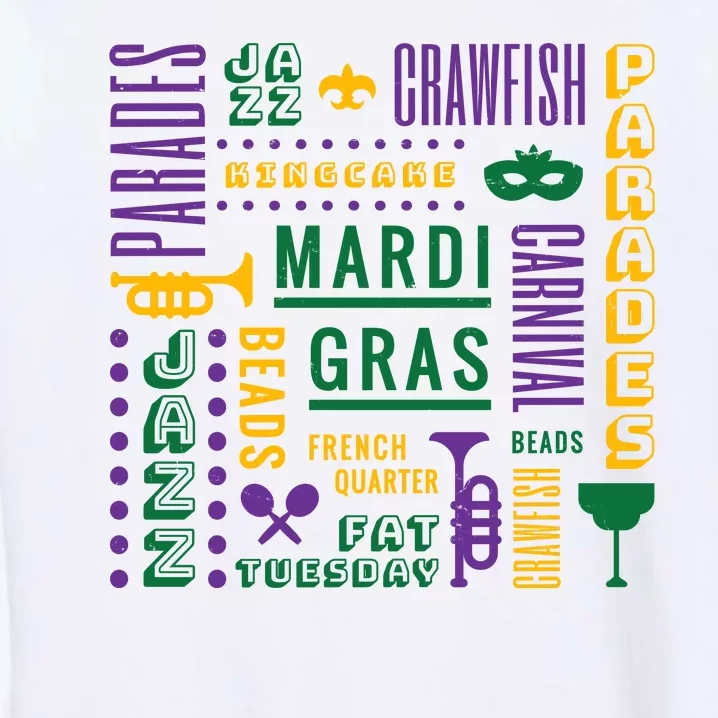 Mari Gras Festive Parade Garment-Dyed Sweatshirt