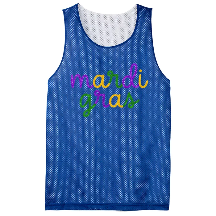 Mardi Gras Funny Mardi Gras Party Mesh Reversible Basketball Jersey Tank