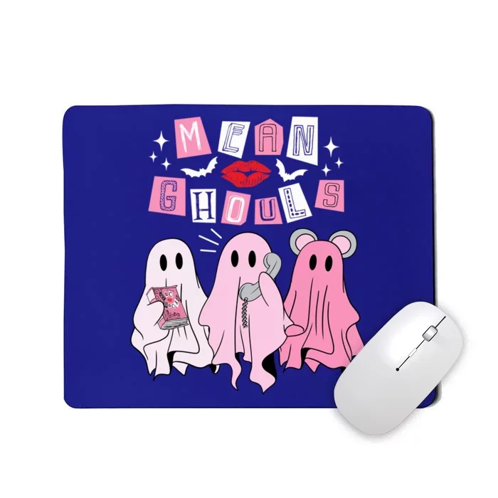 Mean Ghouls Funny Ghost Retro Scary Halloween Trick Or Treat Gift Mousepad