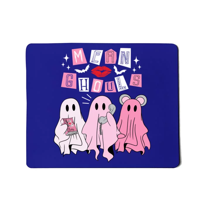 Mean Ghouls Funny Ghost Retro Scary Halloween Trick Or Treat Gift Mousepad