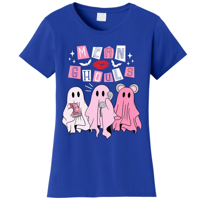 Mean Ghouls Funny Ghost Retro Scary Halloween Trick Or Treat Gift Women's T-Shirt