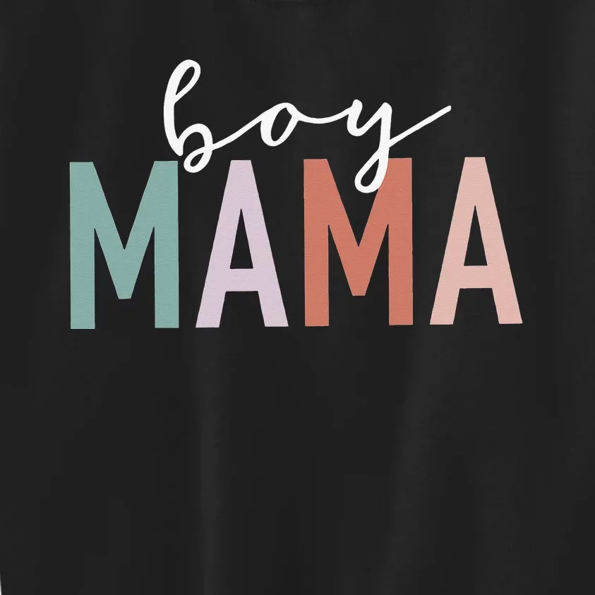 Mama Gifts For Mother Mom Of Leopard Print Kids Sweatshirt