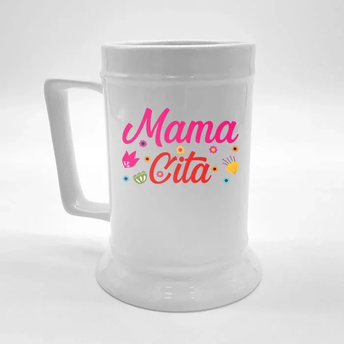 Mamacita Gift Funny Cinco De Mayo Mamacita Gift Front & Back Beer Stein