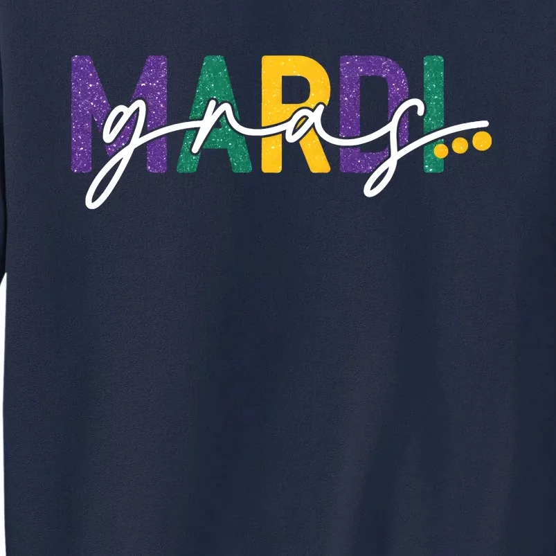 Mardi Gras Fleur De Lis Tall Sweatshirt