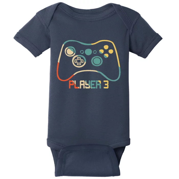 Matching Gamer For Dad, Mom Player 1 Baby Bodysuit