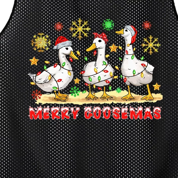 Merry Goosemas Funny Christmas Duck Silly Goose Memes Mesh Reversible Basketball Jersey Tank