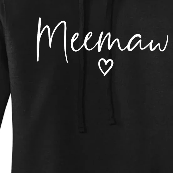 Meemaw Gifts For Women Grandma Heart MotherS Day Meemaw Women's Pullover Hoodie