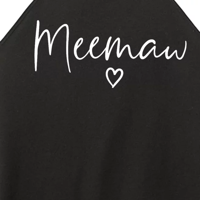 Meemaw Gifts For Women Grandma Heart MotherS Day Meemaw Women’s Perfect Tri Rocker Tank