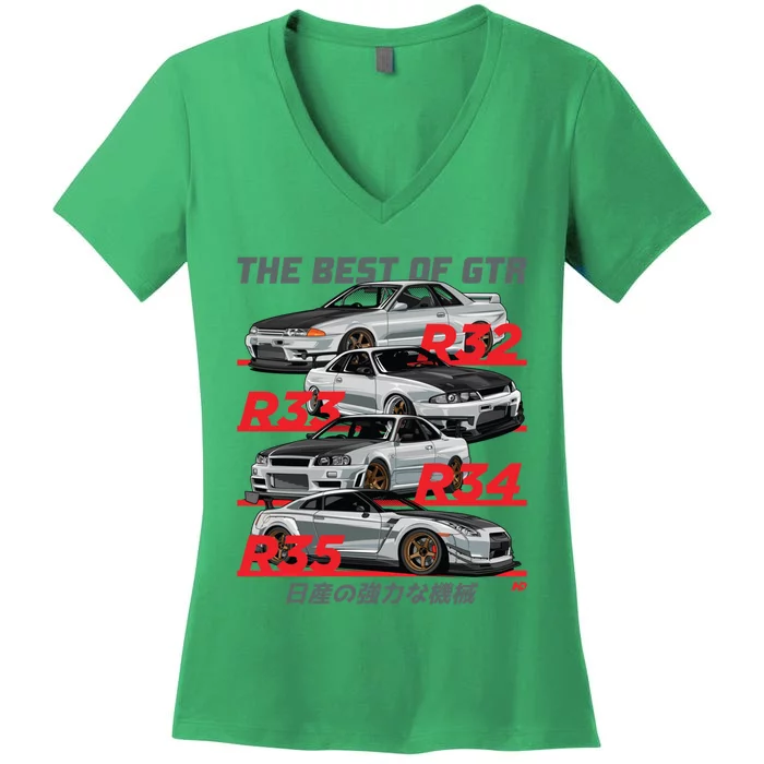 Modern Gtr Family Women's V-Neck T-Shirt