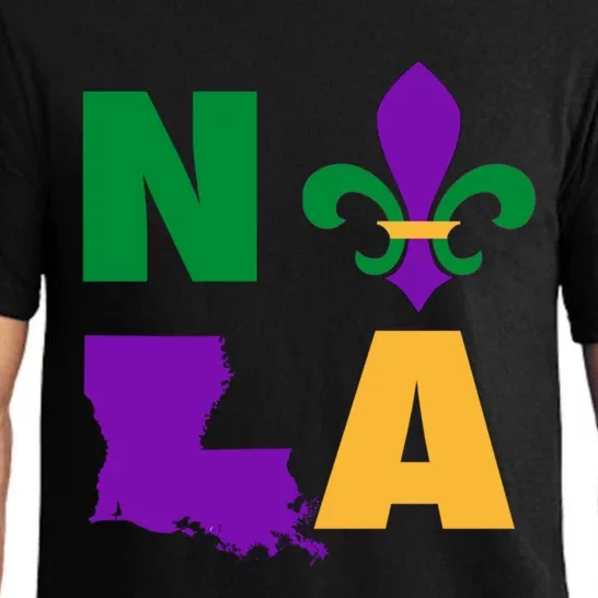 Mardi Gras Fleur De Lis Mardi Gras New Orleans Gift Pajama Set