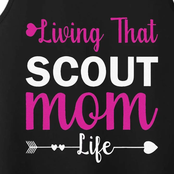 Mom Gift For Women Scout Mothers Day Quote Present Performance Tank