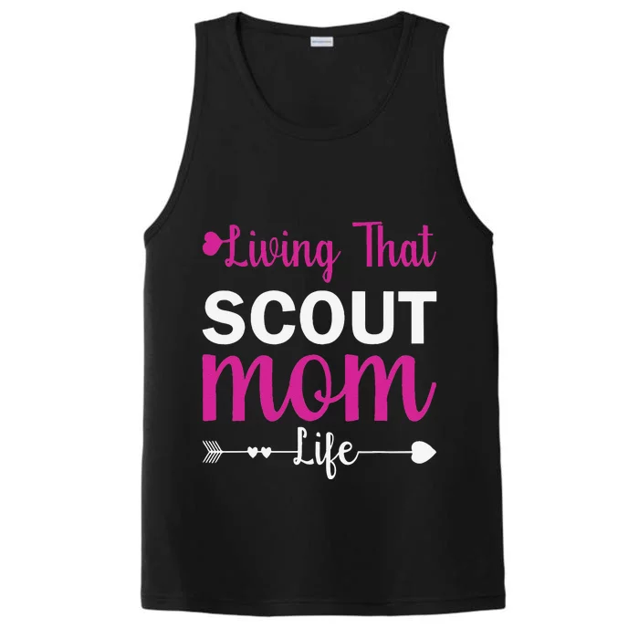 Mom Gift For Women Scout Mothers Day Quote Present Performance Tank