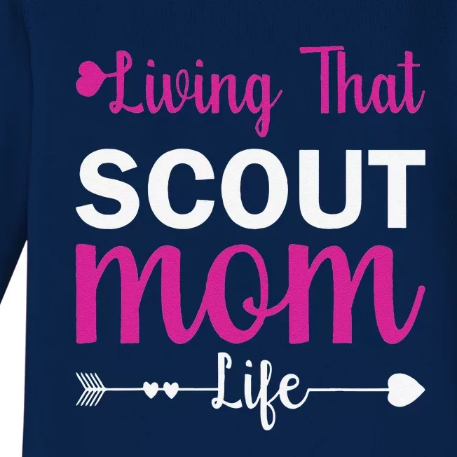 Mom Gift For Women Scout Mothers Day Quote Present Baby Long Sleeve Bodysuit