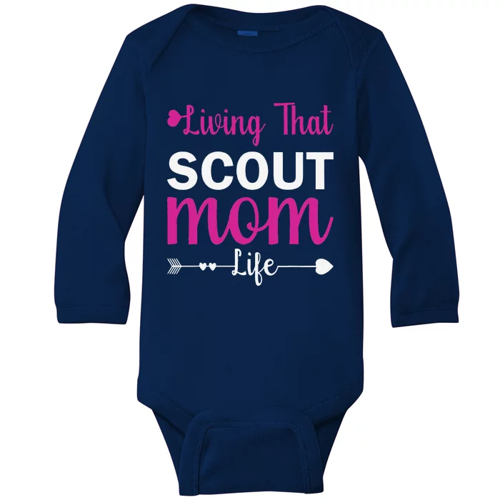 Mom Gift For Women Scout Mothers Day Quote Present Baby Long Sleeve Bodysuit