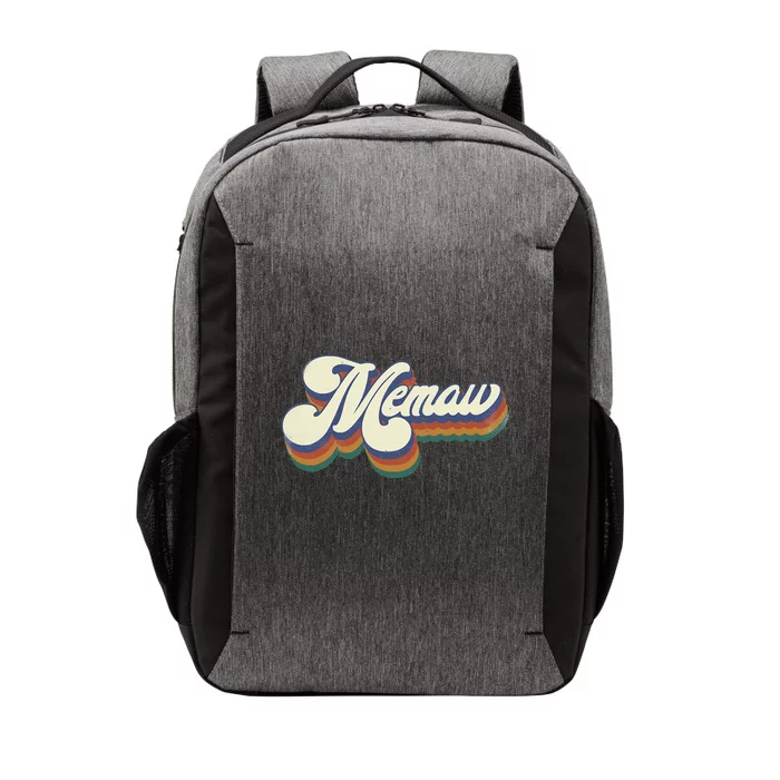 Memaw Gifts For Grandma Retro Vintage Mother's Day Memaw Vector Backpack