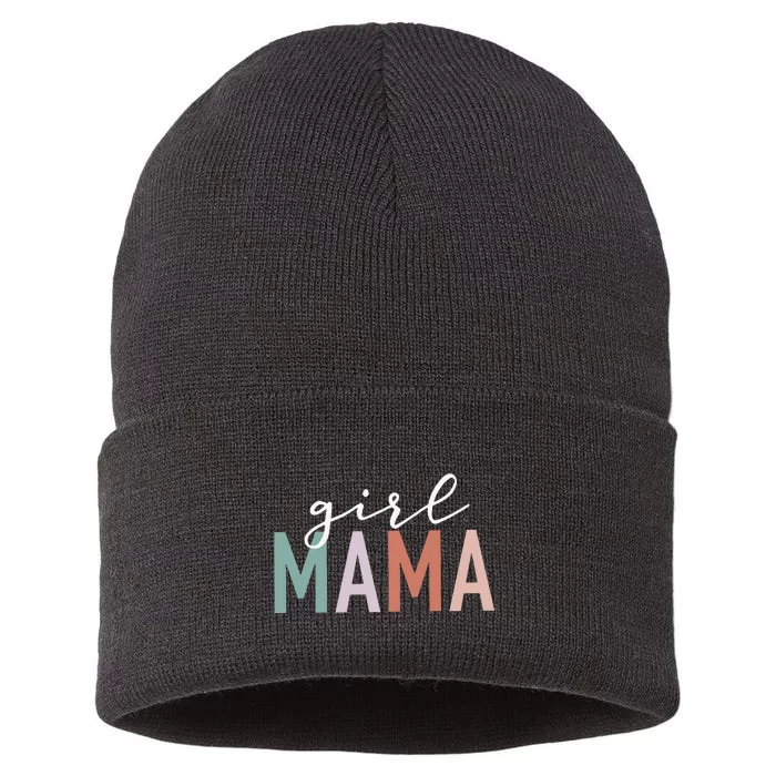 Mama Gifts For Mother Mom Of Leopard Sustainable Knit Beanie