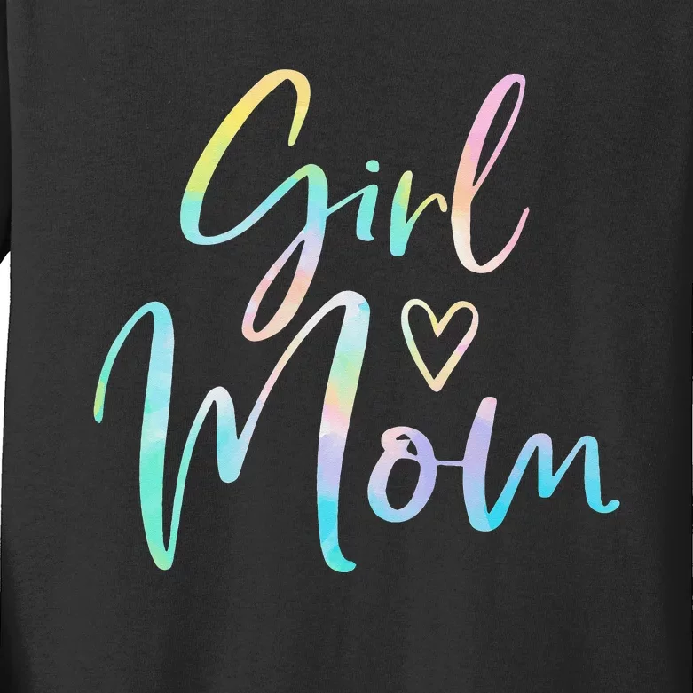 Mom Gifts For Mother Mama Of Tie Dye Kids Long Sleeve Shirt