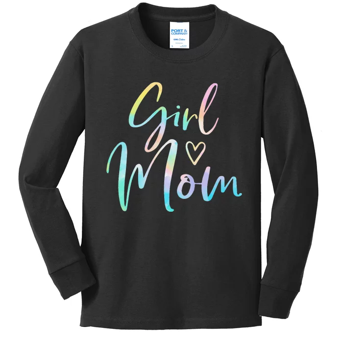 Mom Gifts For Mother Mama Of Tie Dye Kids Long Sleeve Shirt