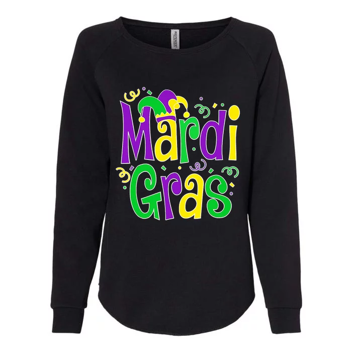 Mardi Gras Funny Mardi Gras Party Womens California Wash Sweatshirt