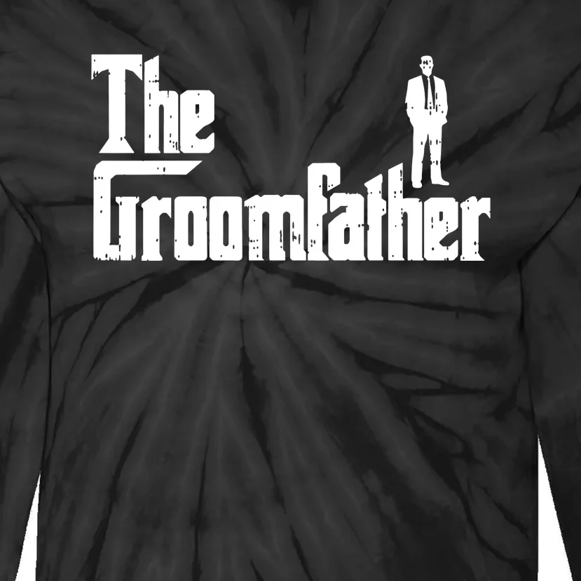 Mens Groom Father Funny Wedding Party Dinner Gift Tie-Dye Long Sleeve Shirt