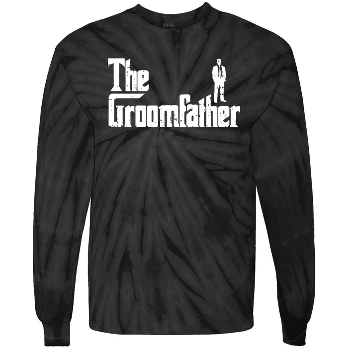 Mens Groom Father Funny Wedding Party Dinner Gift Tie-Dye Long Sleeve Shirt