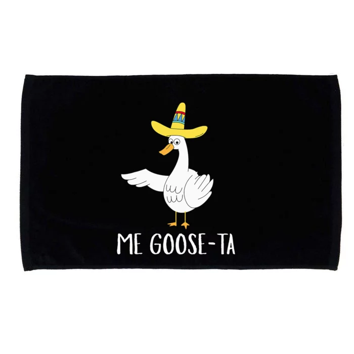 Me Gooseta Funny Mexican Spanish Goose Pun Microfiber Hand Towel