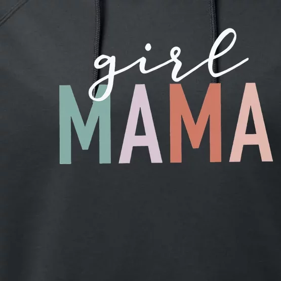 Mama Gifts For Mother Mom Of  Leopard Print Performance Fleece Hoodie